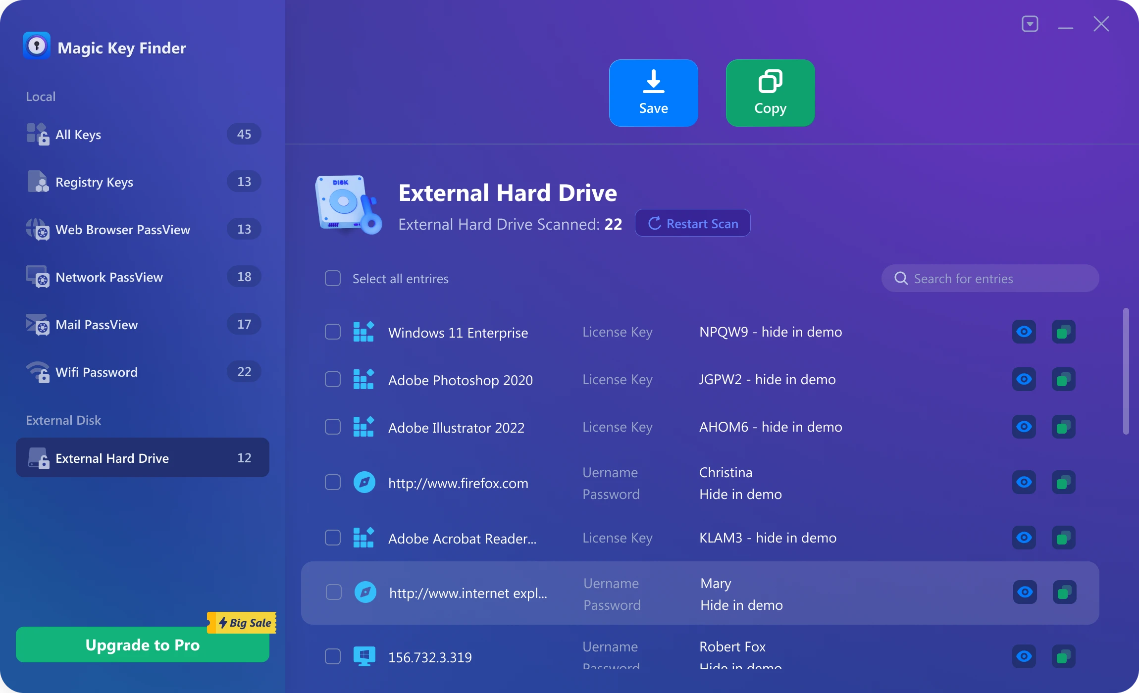 Magic Recovery Key User Guide - External Hard Drive 2
