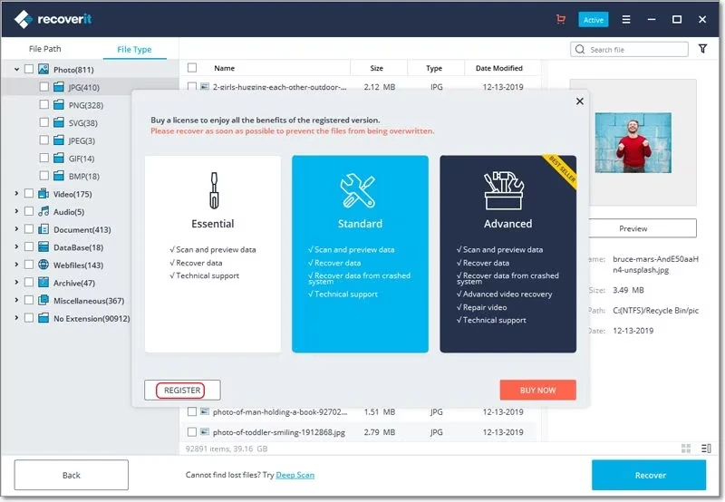 5 top data recovery tool recoverit