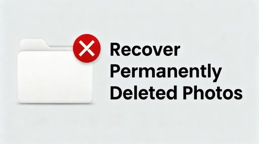 削除の仕組みとデータが復元可能な理由を図解し、永久に削除された写真の復元方法を説明する。