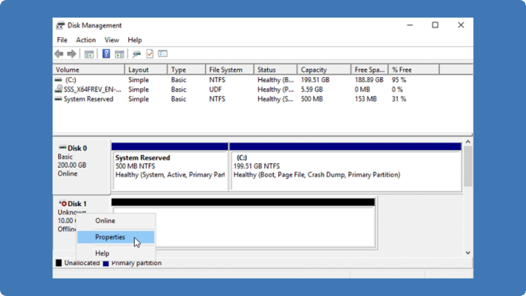 data recovery from iscsi drive