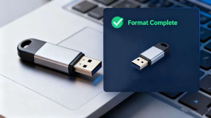 USBドライブをNTFSに安全にフォーマットする方法