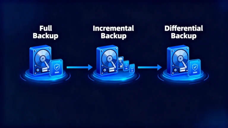 Full Backup vs Incremental and Differential Backup