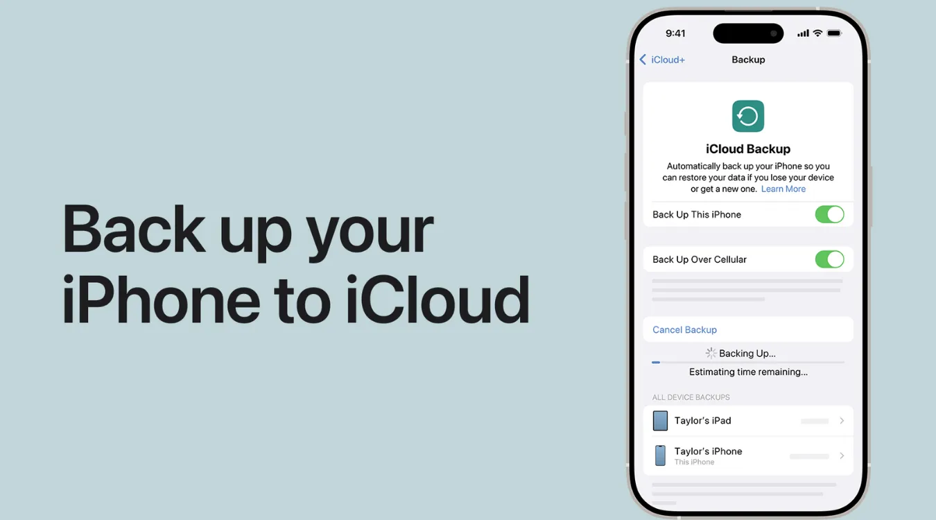 what is iCloud Backup