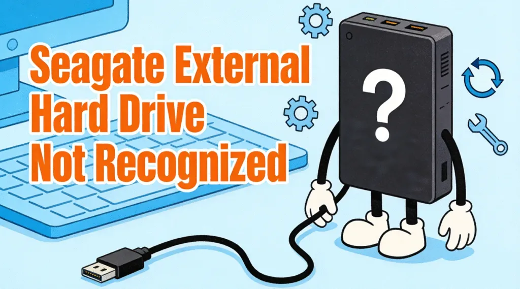 Fix Seagate External Hard Drive Not Recognized Issue