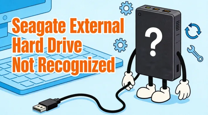 Fix Seagate External Hard Drive Not Recognized Issue