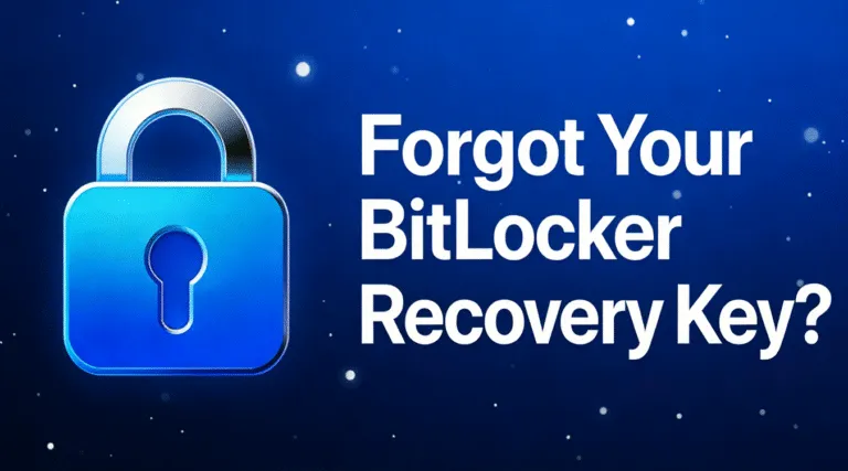 Forgot BitLocker Recovery Key? Steps to Unlock Drive