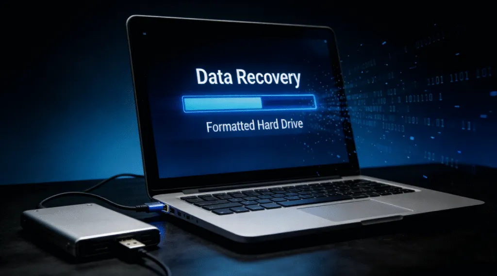 Anleitung zur Datenwiederherstellung von einer formatierten Festplatte