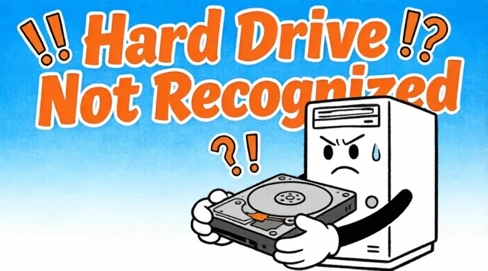 Hard Drive Not Recognized? Here's How to Fix it