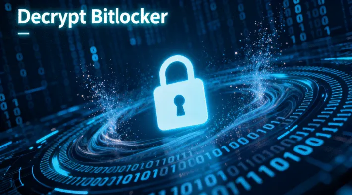 BitLocker를 안전하게 암호 해독하는 방법