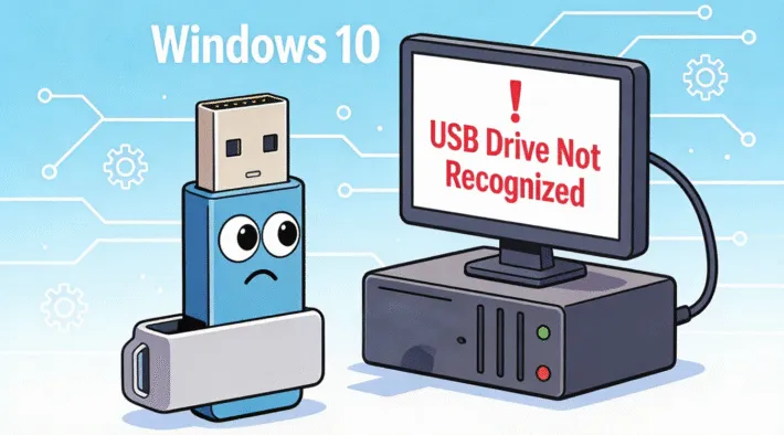 How to Fix USB Drive Not Recognized on Windows 10