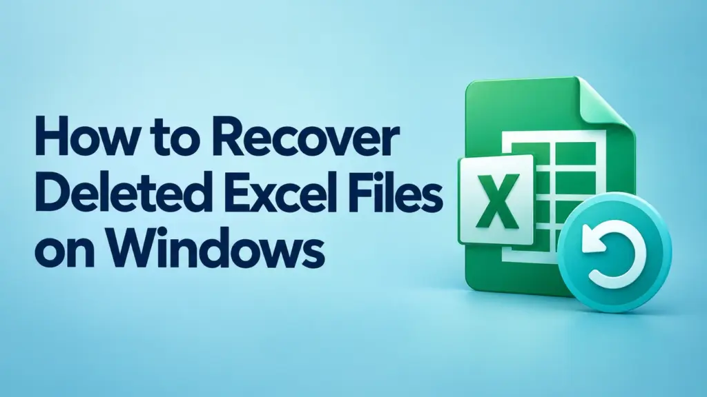 How to Recover Deleted Excel Files on Windows