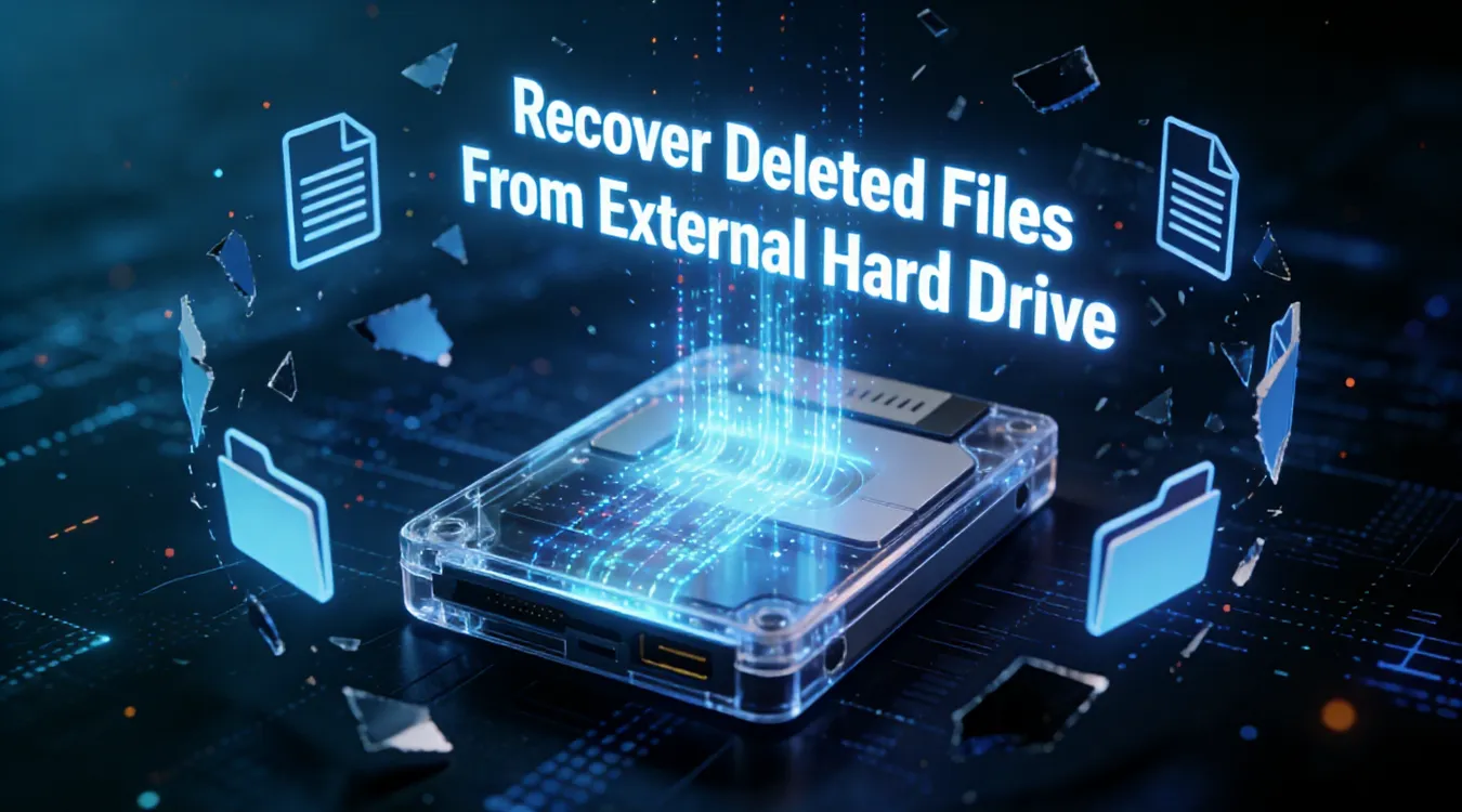 Recover Deleted Files From External Hard Drive | Amagicsoft