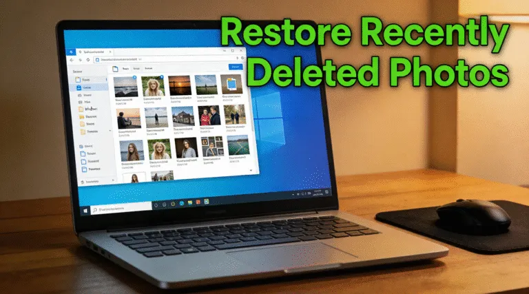 How to Restore Recently Deleted Photos
