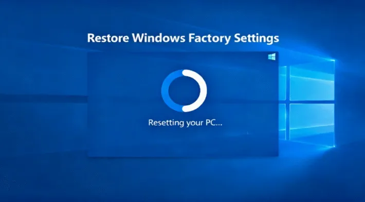 How to Restore Windows Factory Settings
