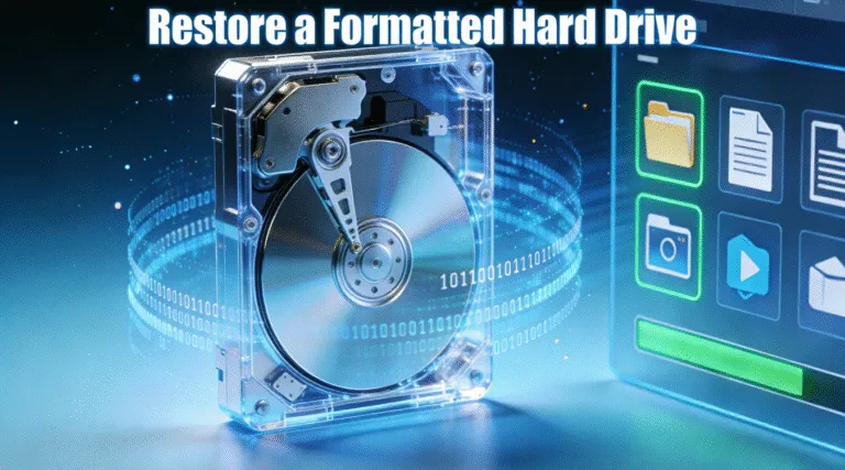 How to Restore a Formatted Hard Drive Safely and Effectively