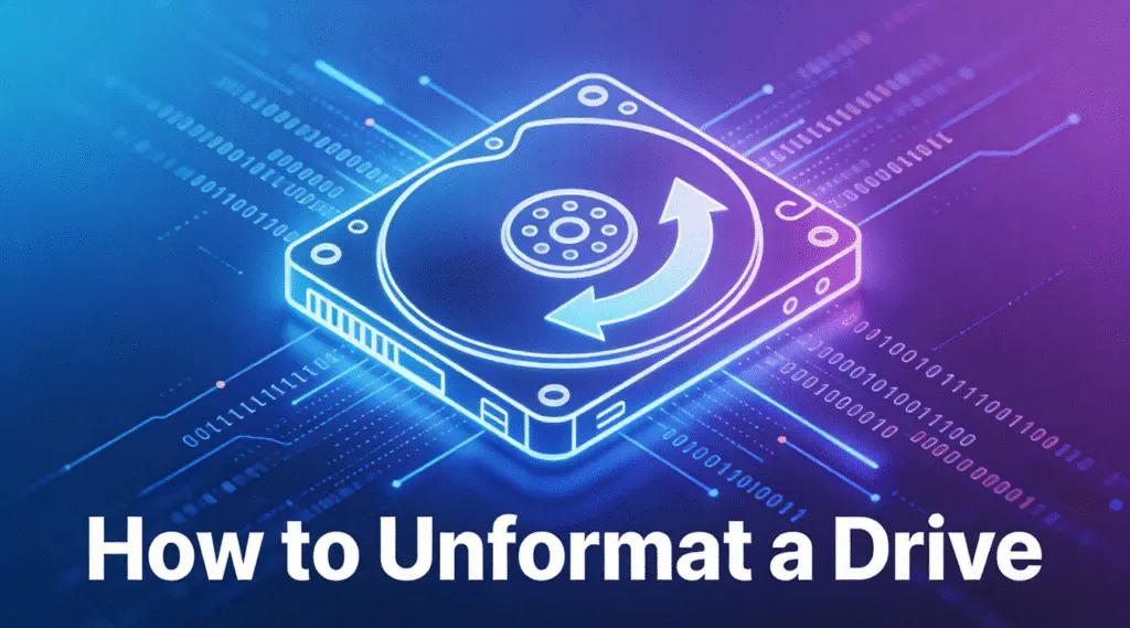 Cómo recuperar el formato de una unidad