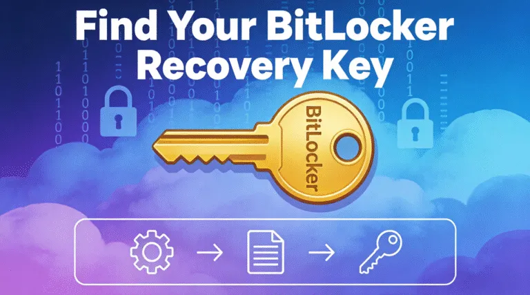 Locked Out? How to Find Your BitLocker Recovery Key (The Ultimate Guide)