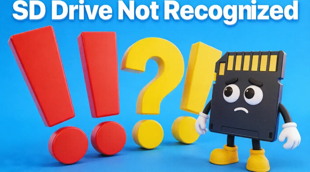 No se reconoce la unidad SD 6 métodos de reparación probados