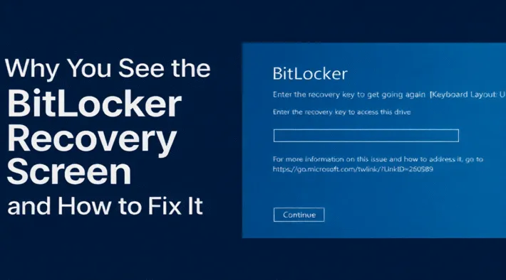 bitlockerの回復画面が表示される理由とその修正方法
