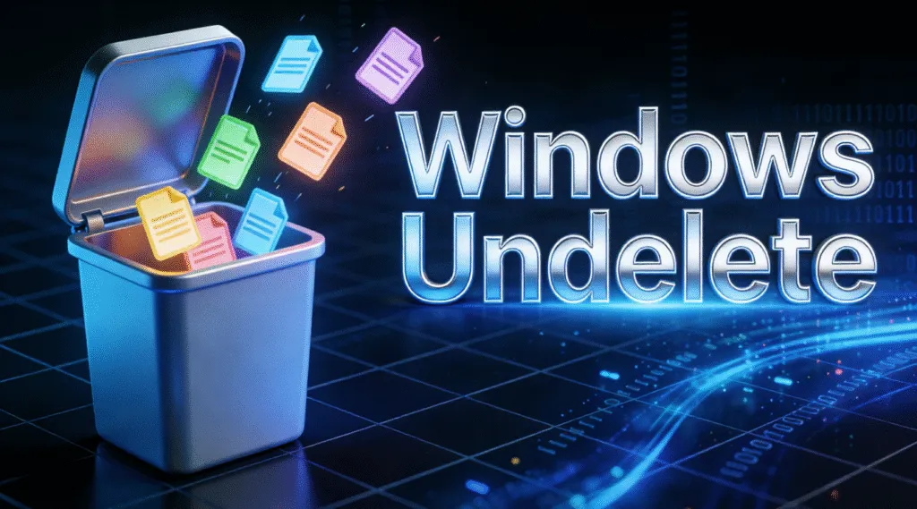 Windows Undelete How to Recover Deleted Files on Windows