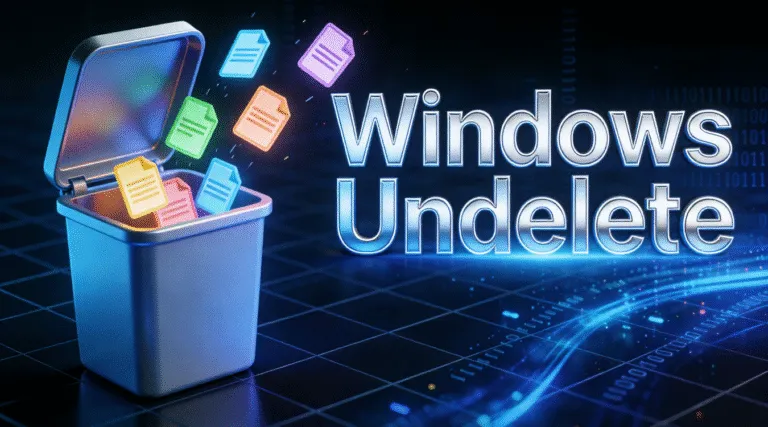 Windows Undelete: How to Recover Deleted Files on Windows