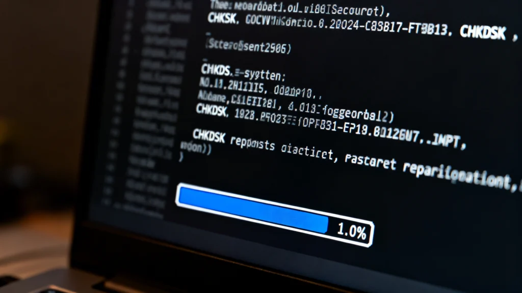 如何使用 CHKDSK 指令