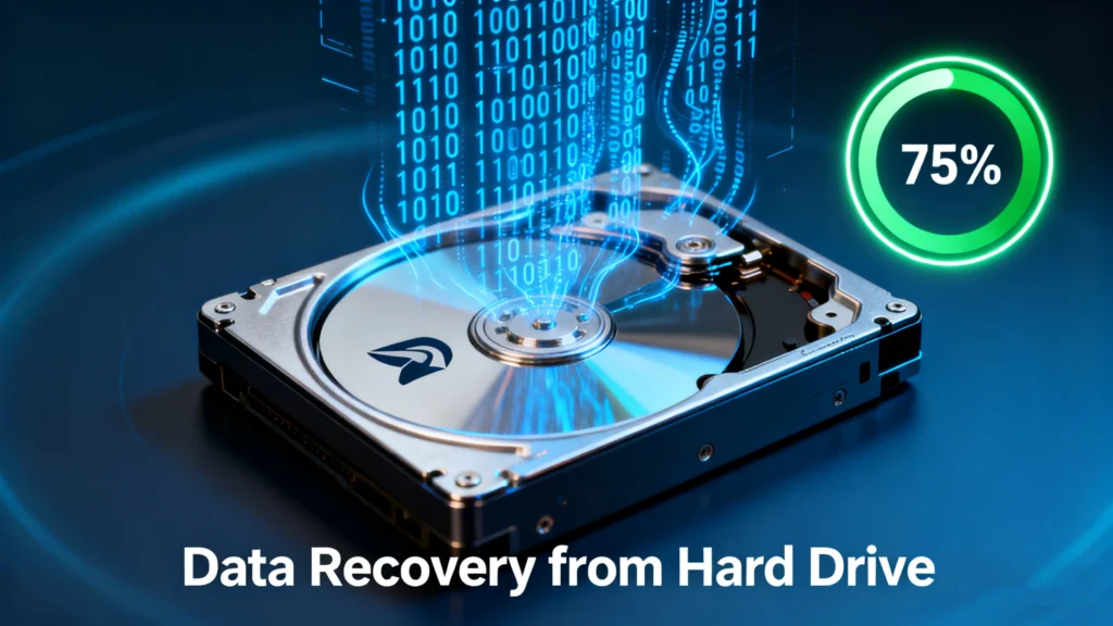 Datenwiederherstellung von der Festplatte nach Formatierung