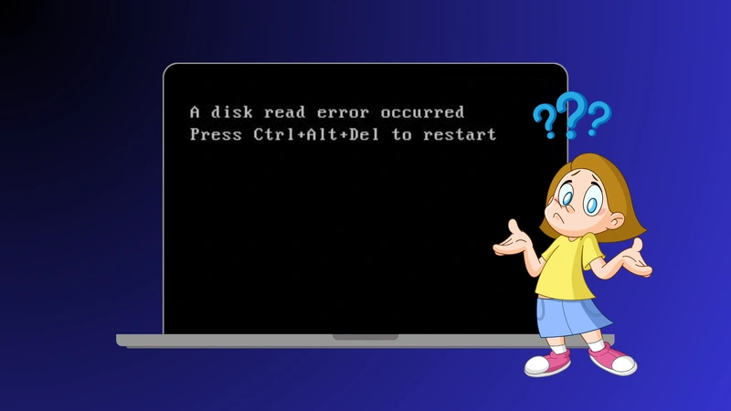 Fix A Disk Read Error Occurred