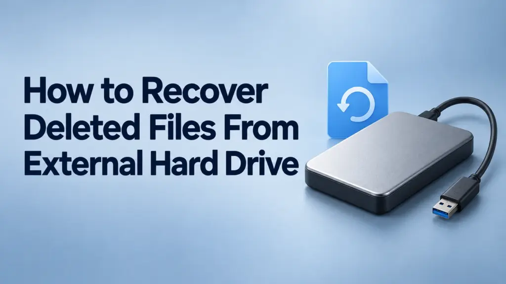 Recover Deleted Files From External Hard Drive