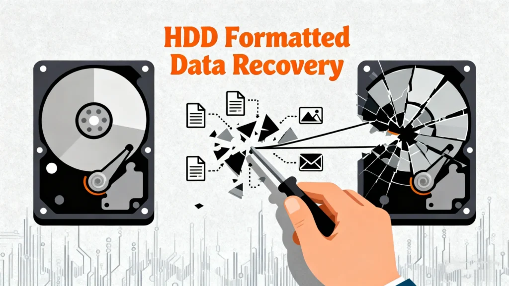 cómo funciona la recuperación de datos formateados en un disco duro