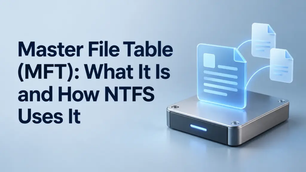 Scopri cosa contiene la Master File Table (MFT)