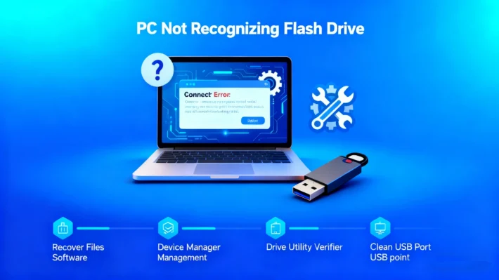PCがフラッシュドライブデバイスを認識しない