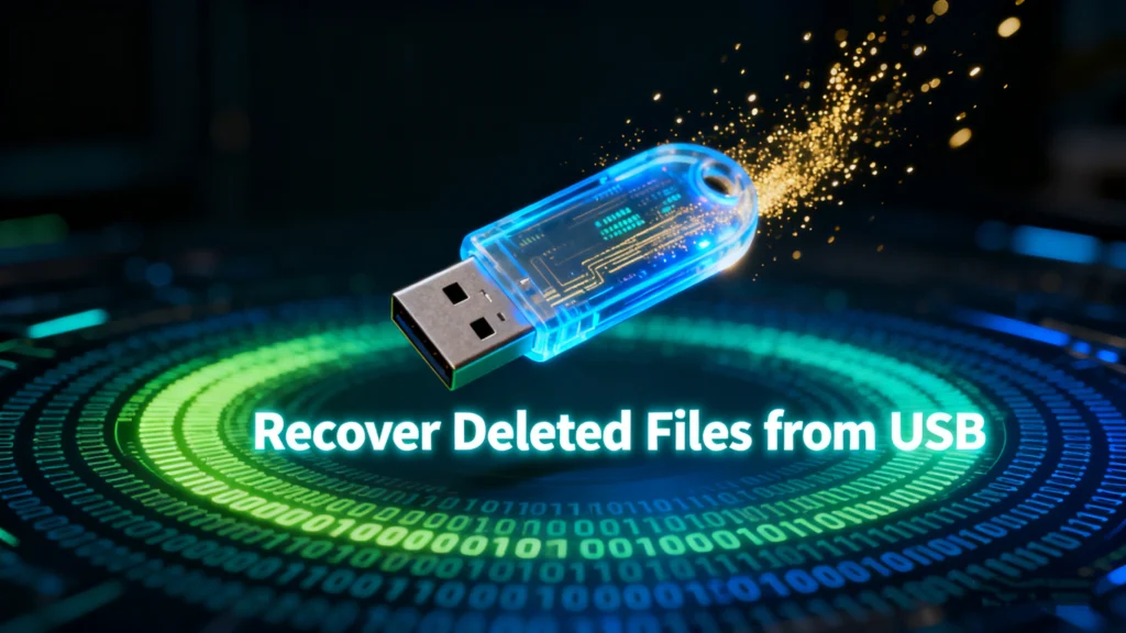 USBから削除されたファイルを復元 無料