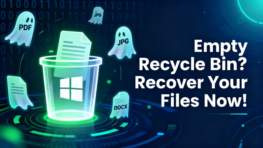 Recuperar Archivos Borrados de la Papelera de Reciclaje Después de Vaciarla