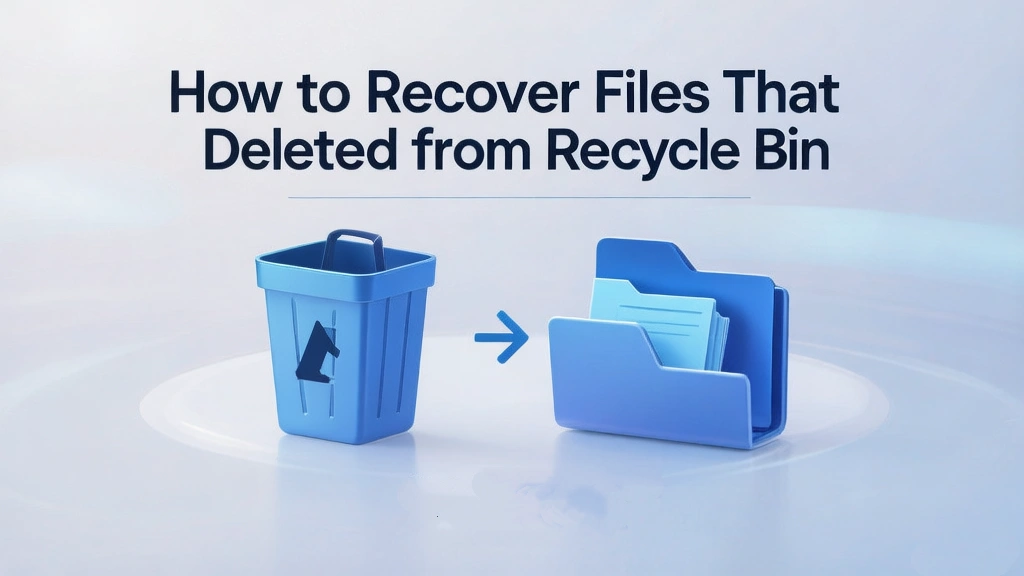 can you recover deleted files from recycle bin