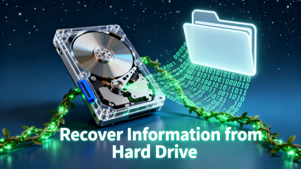 ハードディスクから情報を復元する方法
