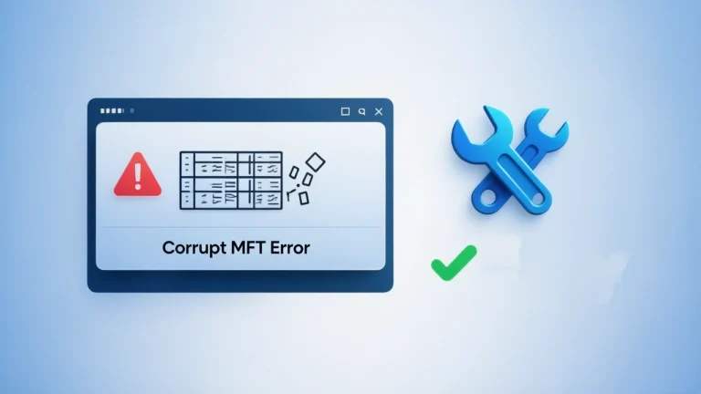 Come risolvere l'errore Corrupt Master File Table su Windows 10/11 [Guida sicura]