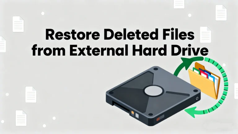 How to Restore Deleted Files from External Hard Drive: A Complete Recovery Guide