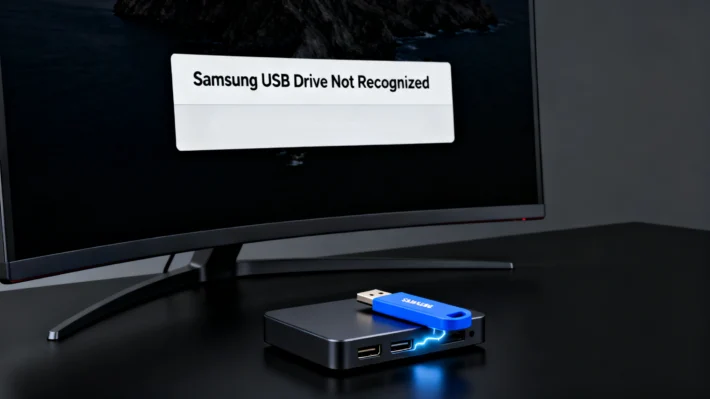 Riparare l'unità usb samsung non riconosciuta