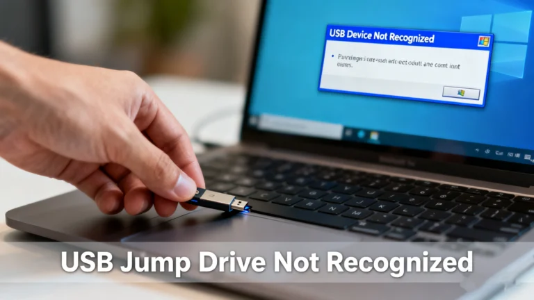 USB Jump Drive Not Recognized: Causes, Fixes, and Data Recovery Guide