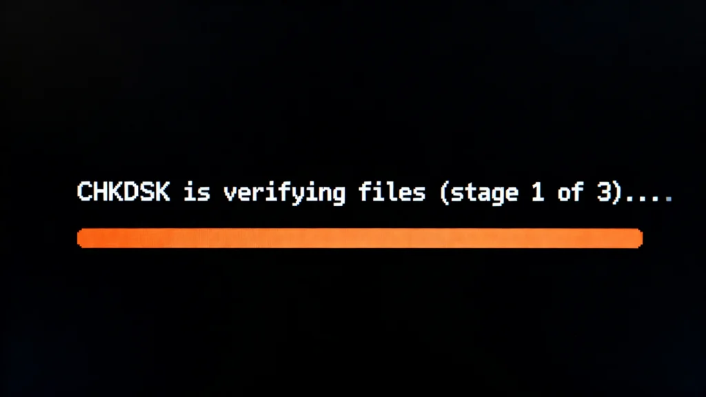 如何執行 chkdsk