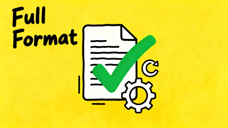 Full Format: How It Works, Data Recovery Chances, and Best Practices