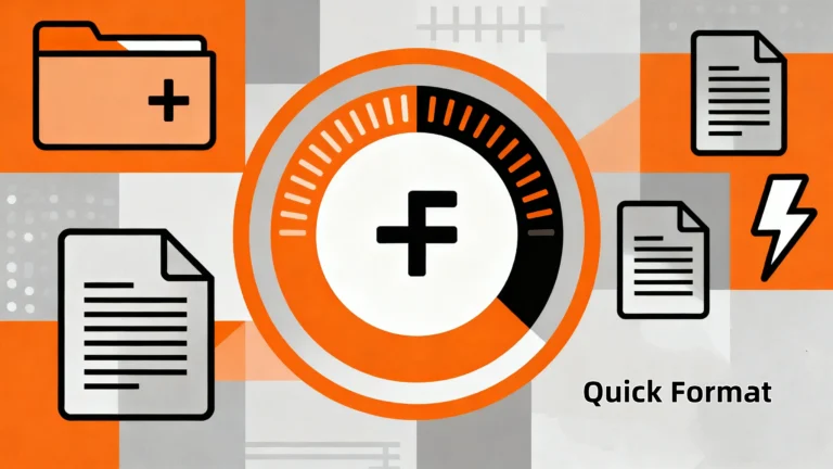 Quick Format: How It Works, Data Recovery, and Best Practices