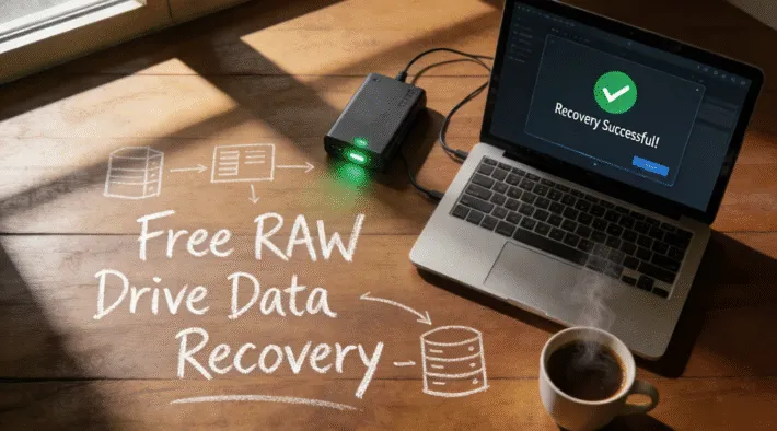 免費 RAW 磁碟機資料復原完整指南