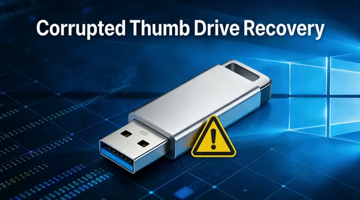 Corrupted Thumb Drive Recovery