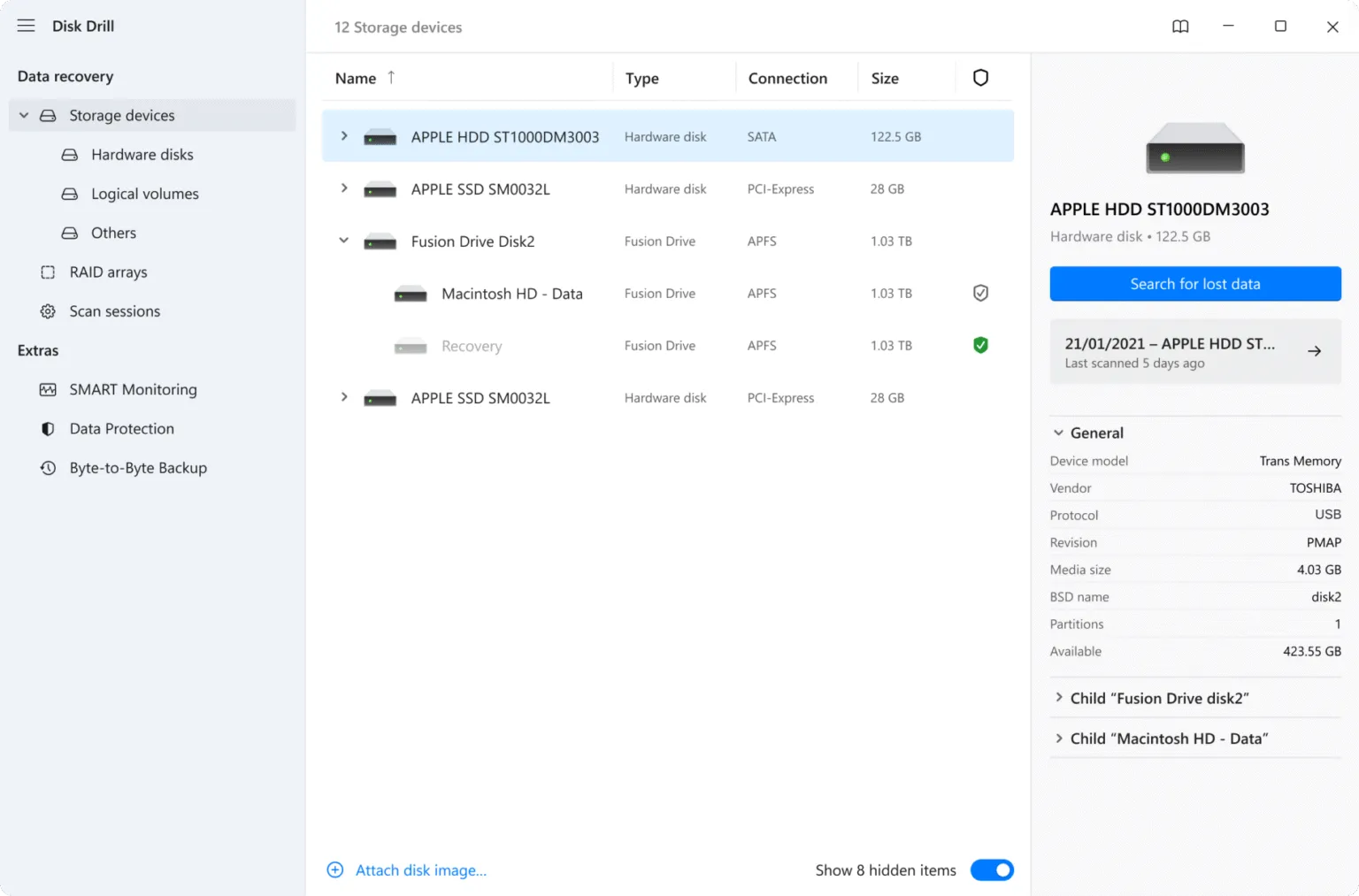iBoysoft Data Recovery for Windows alternative-Disk Drill