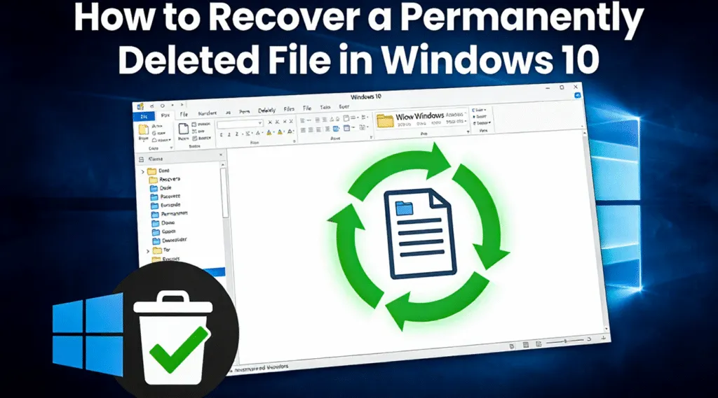 如何在 Windows 10 中復原永久刪除的檔案