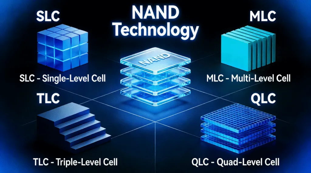 快閃記憶體固態硬碟機 - NAND 類型
