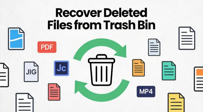 휴지통에서 삭제된 파일 복구: 완전한 단계별 가이드