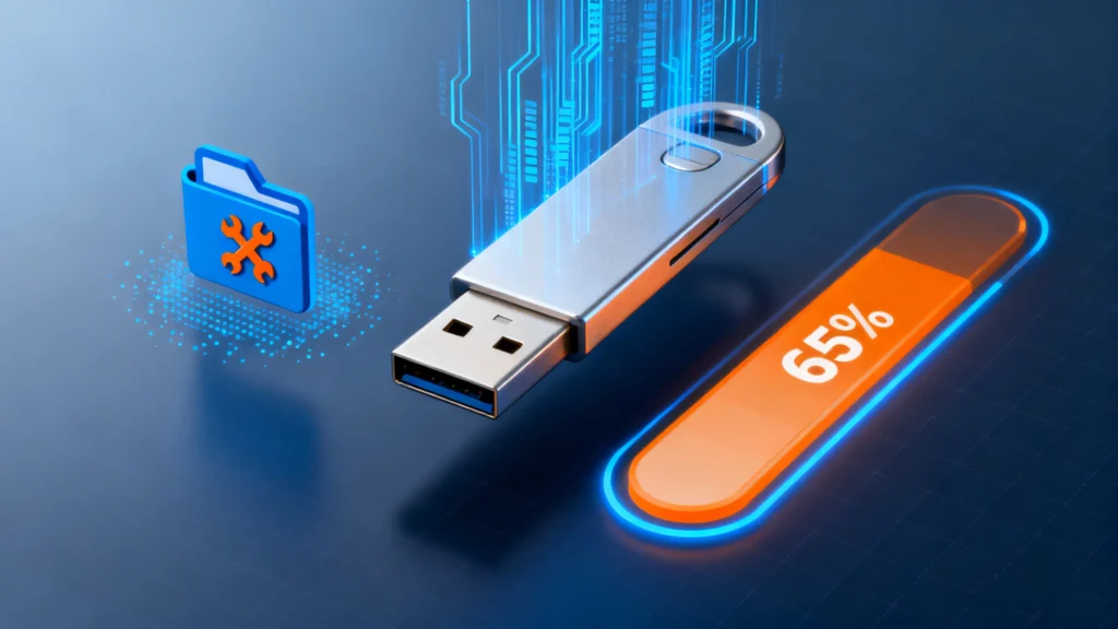 récupérer les données d'une clé USB formatée en toute sécurité
